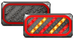 LED Premium 216 Series Waterproof Trailer Lights with 10mtr cable - Rectangular