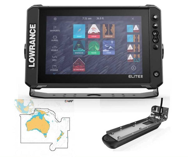 Lowrance Elite FS 10 Touch Screen with Active Imaging 3-in-1 Transducer - P/N 000-16434-001