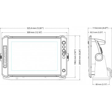 Lowrance Elite FS 10 Touch Screen with Active Imaging 3-in-1 Transducer - P/N 000-16434-001