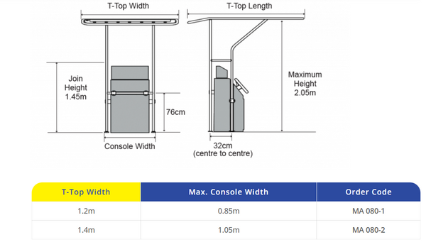 Oceansouth Classic T Top - 2 Sizes in 2 Colour