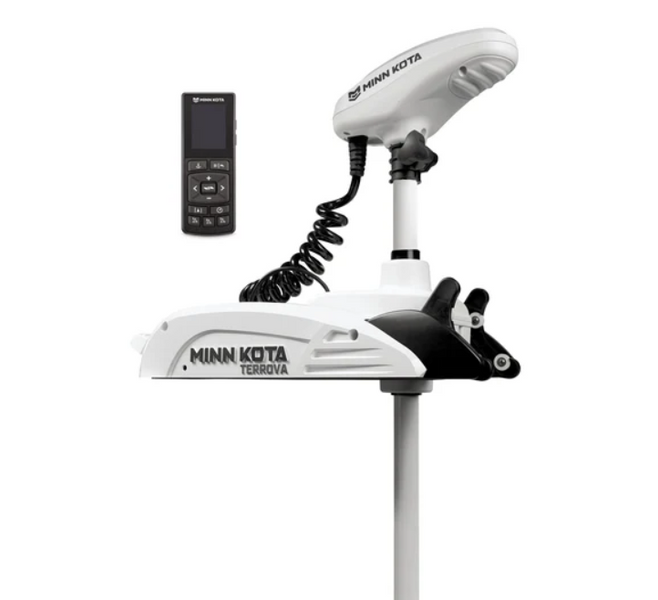 Discounted Minn Kota Terrova Saltwater Advanced I-Pilot Bundle with a FREE Minn Kota Trucker Cap