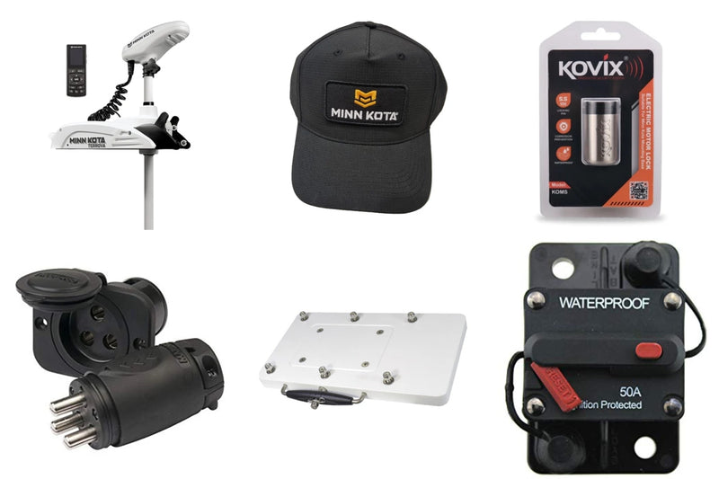 Discounted Minn Kota Terrova Saltwater Advanced I-Pilot Bundle with a FREE Minn Kota Trucker Cap