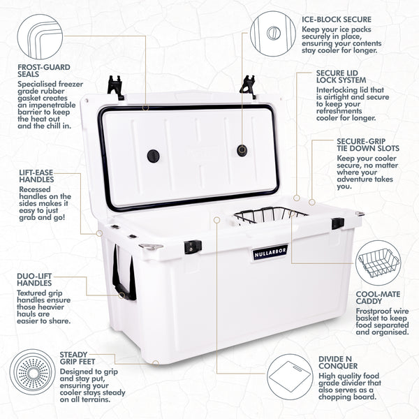 71L Oath Nullarbor Hard Cooler - 3 Colours