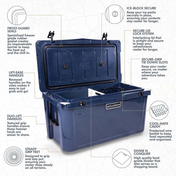 71L Oath Nullarbor Hard Cooler - 3 Colours