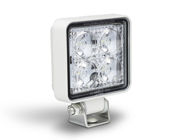3 Inch Square 4 LED Flood Lamp - Black or White