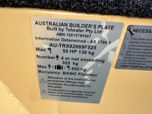 Quintrex 420 Renegade Side Console 382069 WG