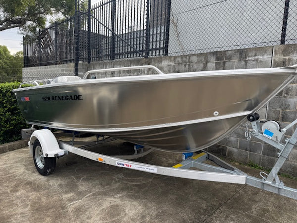 Quintrex 420 Renegade Tiller Steer WG