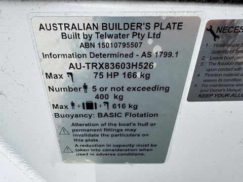 Quintrex 460 Renegade Side Console 383603 Yamaha F70 WG