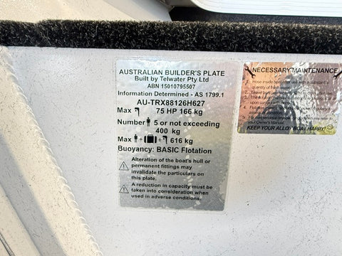 Quintrex 460 Renegade Side Console 2027 MODEL Yamaha F70 388126 WG