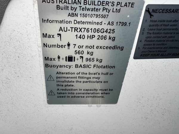 Quintrex 540 Cruiseabout Pro, 376106 Yamaha F130LA WG