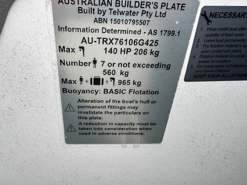 Quintrex 540 Cruiseabout Pro, 376106 Yamaha F130LA WG