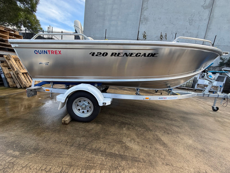 Quintrex 420 Renegade Tiller Steer 386703 WG