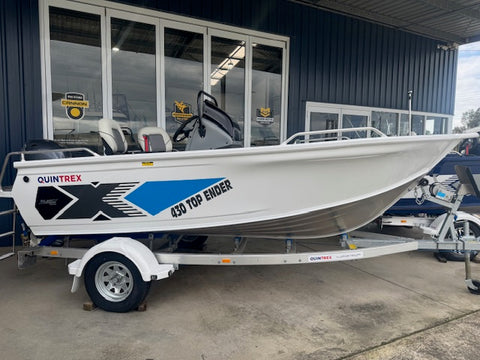 Quintrex 430 Top Ender, Yamaha T60LB WG