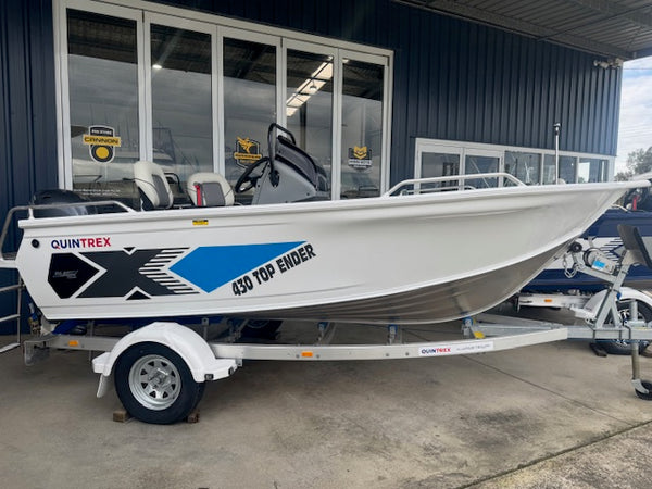 Quintrex 430 Top Ender, Yamaha T60LB WG