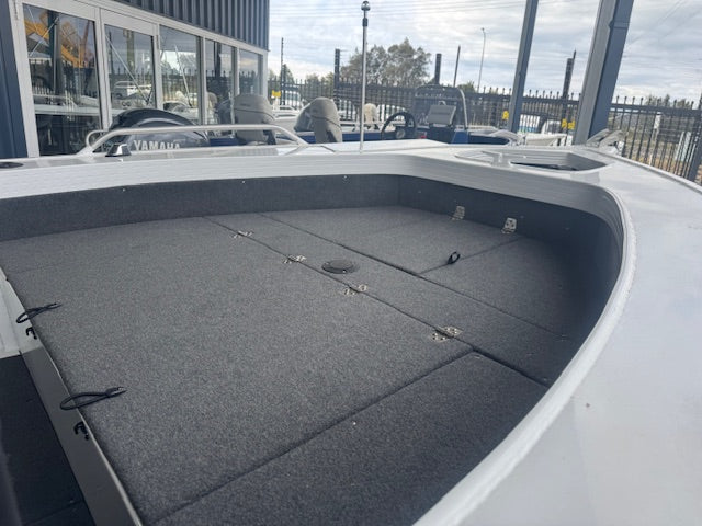Quintrex 430 Top Ender, Yamaha T60LB WG