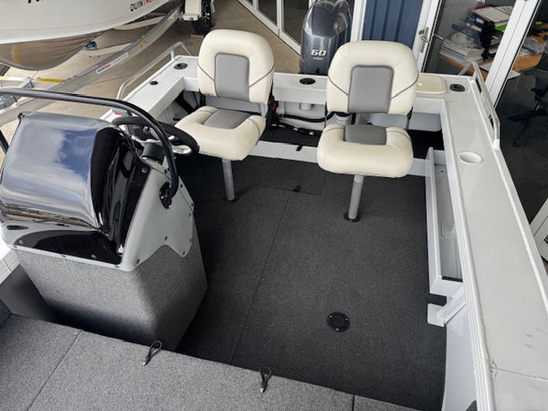 Quintrex 430 Top Ender, Yamaha T60LB WG