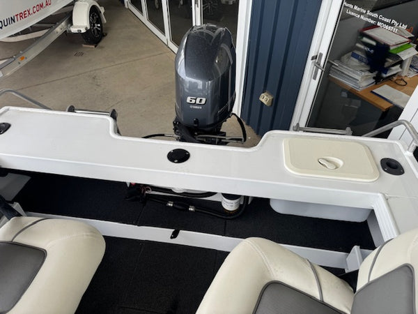 Quintrex 430 Top Ender, Yamaha T60LB WG