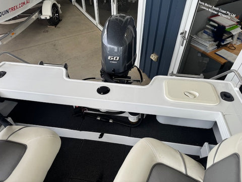 Quintrex 430 Top Ender, Yamaha T60LB WG