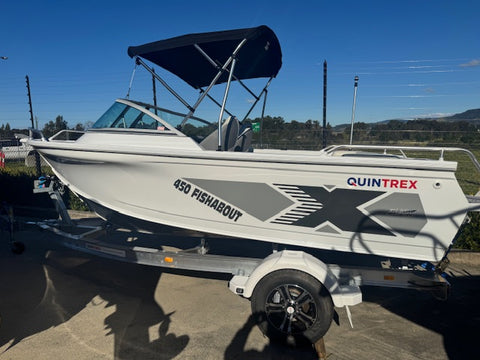 Quintrex 450 Fishabout, Yamaha F60 WG