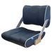 Flip Back Seat in White and Blue