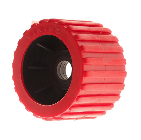 3" Ribbed Wobble rollers - 3 colours in 2 different bore sizes