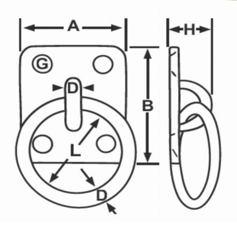 Stainless Steel Ring Plates - 2 Sizes