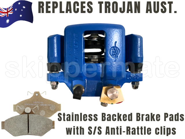 Trojan Style Hydraulic Caliper with S/STEEL PISTON & PADS