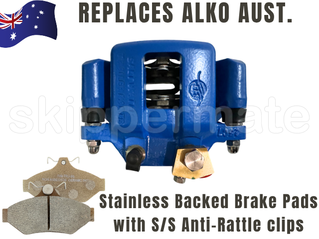 Alko Style Hydraulic Caliper with S/STEEL PISTON & PADS