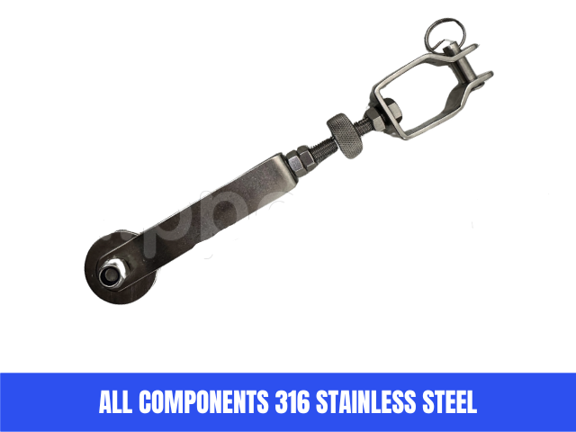 Stainless Steel boat trailer brake adjuster