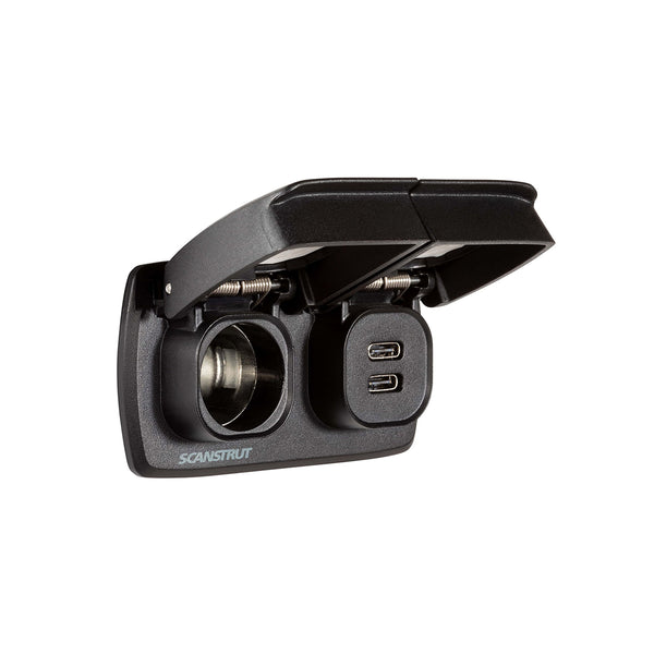 Scanstrut Flip Pro Multi Dual USB-C & 12V Socket