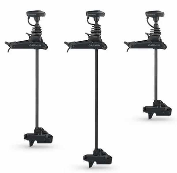 Garmin Force Kraken Trolling Motor (Black) with GT56UHD-TR Transducer (48", 63" and 75")