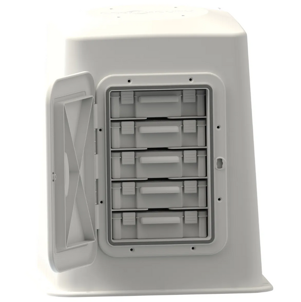 Boat Seat Box with Tackle Tray Storage