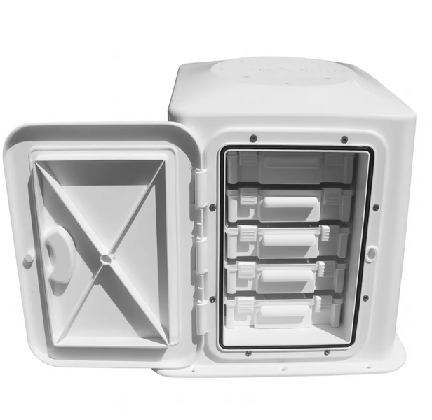 Boat Seat Box with Tackle Tray Storage - 2 sizes