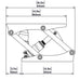 Shockwave Stainless Steel S5 Suspension Seat Base
