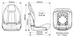 Skipper Deluxe High Back Seat - 6 Colour Combos
