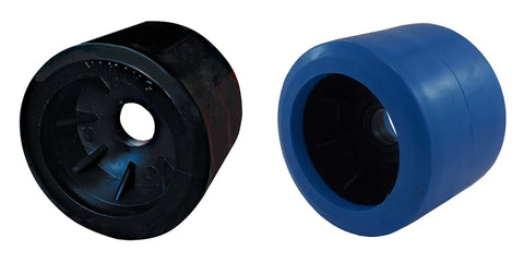 4" Smooth Wobble rollers - 2 colours in 2 different bore sizes