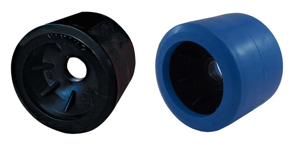 4" Smooth Wobble rollers - 2 colours in 2 different bore sizes