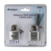 Stainless Steel Keyed Alike Padlocks - Twin Pack