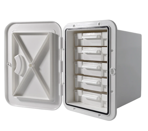 Waterproof Hatch with 5 Tackle Draws - Vertical