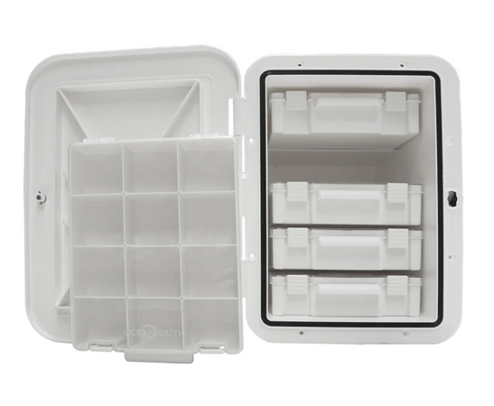 Waterproof Hatch with 5 Tackle Draws - Vertical