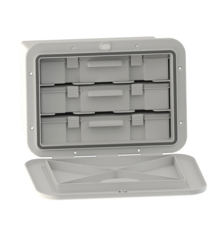 Waterproof Hatch with 3 Tackle Draws - Horizontal