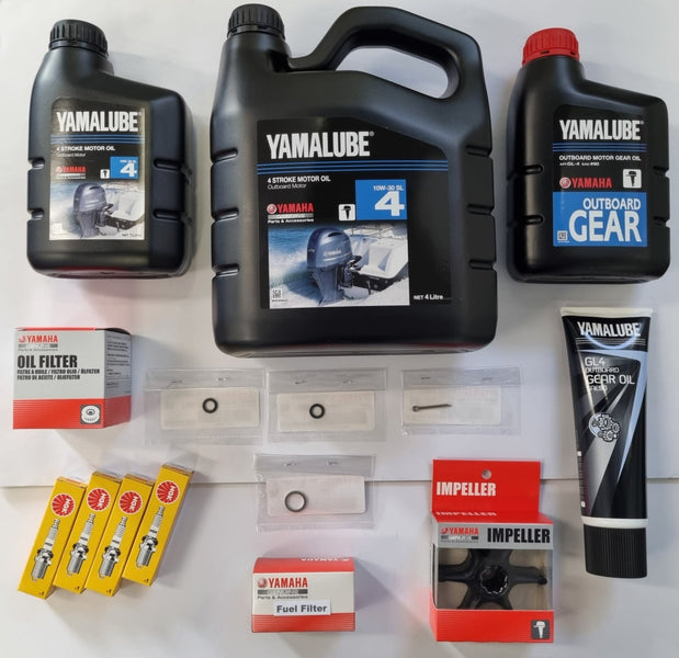 150hp to 200hp 4 Cylinder GENUINE Yamaha 4 stroke service kits