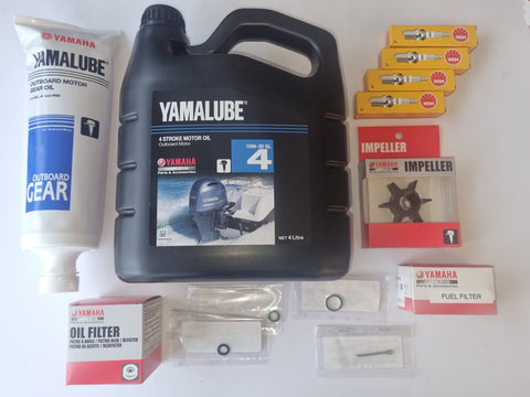 40hp and 50hp 4 Cylinder GENUINE Yamaha 4 stroke service kits