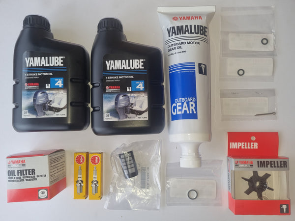 8hp to 25hp GENUINE Yamaha 4 stroke service kits