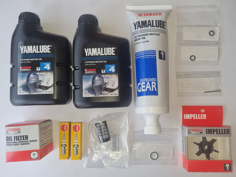 8hp to 25hp GENUINE Yamaha 4 stroke service kits