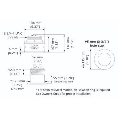 Furuno TM904 Transom Mount CHIRP SideScan Transducer with Temp to suit TZT4XL, TZT E series and TZTMaps