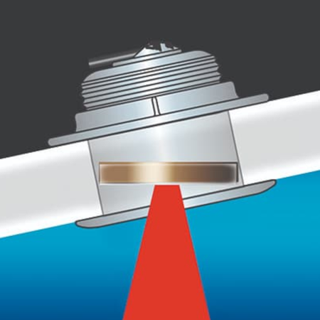 Furuno 1kw SS175HW Stainless Steel CHIRP Thru Hull Transducer with Temp - 3 Angles