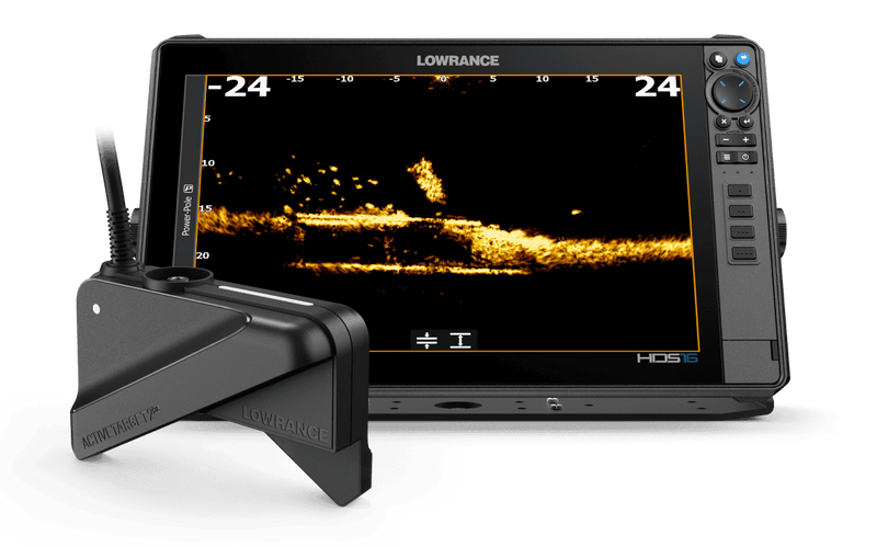 Lowrance Active Target 2XL inc Transducer, Black box and Trolling Motor Mounts - P/N 000-16488-001