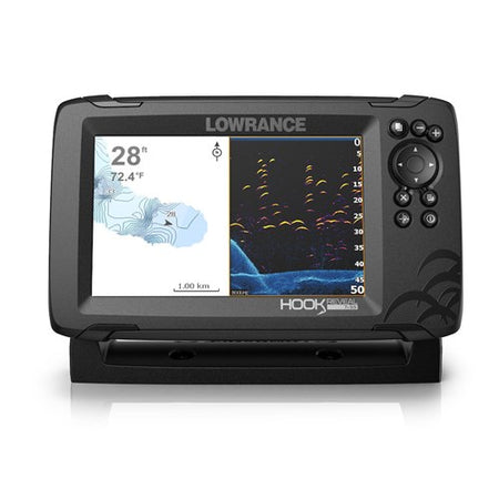 Lowrance Hook Reveal 7x Colour Fishfinder/GPS with Splitshot Transducer - P/N 000-15514-001