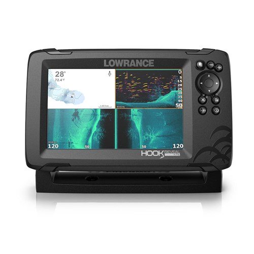 Lowrance Hook Reveal 7x Colour Fishfinder/GPS with Tripleshot Transducer - P/N 000-15515-001